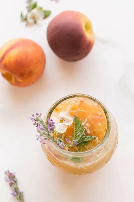 white wine sangria peach 